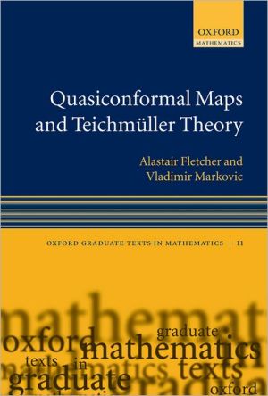Book Quasiconformal Maps and Teichmüller Theory (Oxford Graduate Texts in Mathematics) free