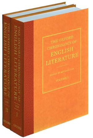 Book The Oxford Chronology of English Literature: Two Volume Set free