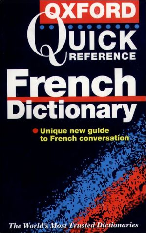 Book The Oxford Quick Reference French Dictionary (English and French Edition) free