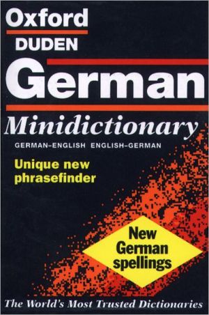 Book The Oxford-Duden German Minidictionary free Book The Oxford-Duden German Minidictionary free