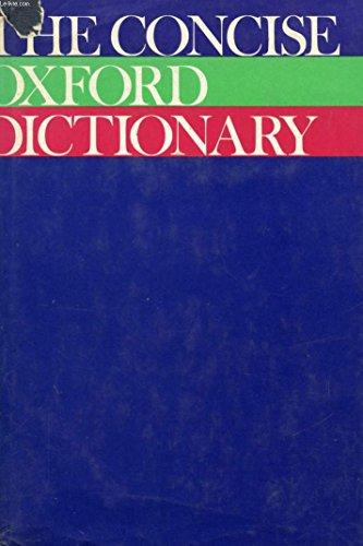 Book The concise Oxford dictionary of current English, free