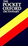 Book The pocket Oxford dictionary of current English free