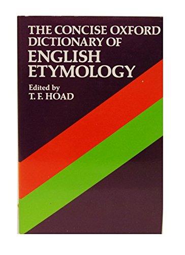 Book The Concise Oxford Dictionary of English Etymology free