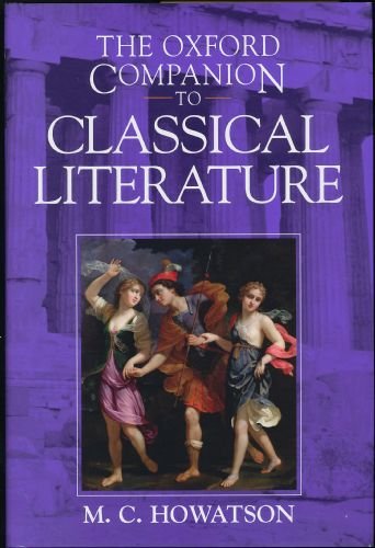 Book Oxford Companion to Classical Literature free