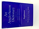 Book An Anglo-Saxon Dictionary: Based on the Manuscript Collections of Joseph Bosworth Supplement free