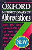 Book The Oxford Minidictionary of Abbreviations free