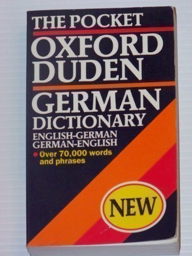 Book The Pocket Oxford-Duden German Dictionary free