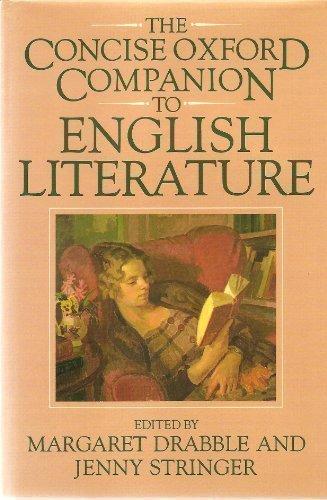 Book The Concise Oxford Companion to English Literature free