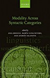 Book Modality Across Syntactic Categories (Oxford Studies in Theoretical Linguistics) free