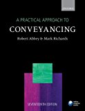 Book A Practical Approach To Conveyancing free