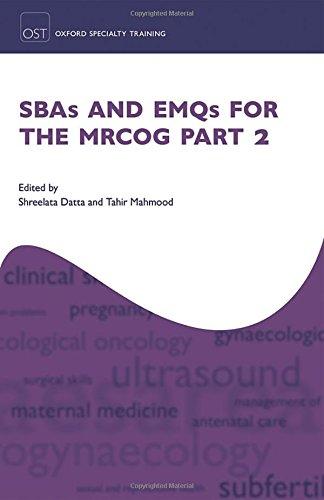 Book SBAs and EMQs for the MRCOG Part 2 (Oxford Speciality Training;Revision Texts) free