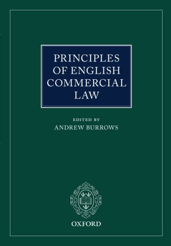 Book Principles of English Commercial Law free