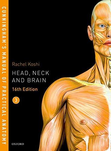 Book Cunningham's Manual of Practical Anatomy VOL 3 Head, Neck and Brain free