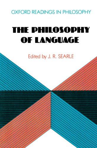 Book The Philosophy of Language (Oxford Readings in Philosophy) free