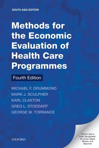 Book Methods for the Economic Evaluation of Health Care Programmes 4th ed free