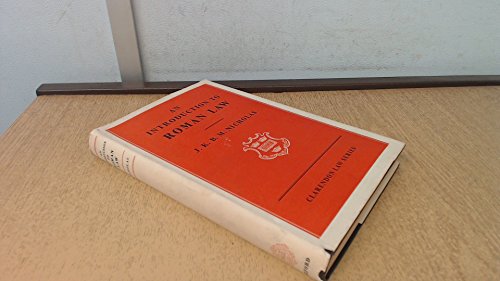 Book An introduction to Roman law free