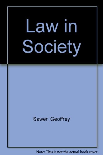Book Law In Society free