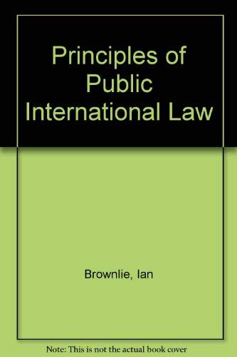 Book Principles of Public International Law free