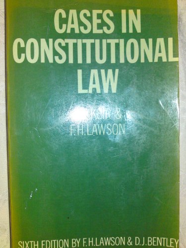 Book Cases in constitutional law free