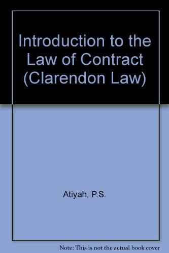 Book Introduction to the Law of Contract 2/E free