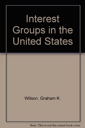Book Interest Groups in the United States free