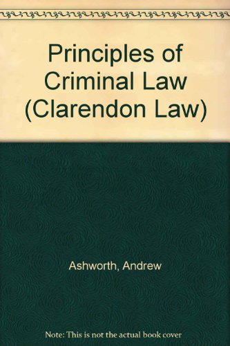 Book Principles of Criminal Law (Clarendon Law Series) free