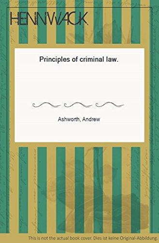 Book Principles of Criminal Law (Clarendon Law Series) free