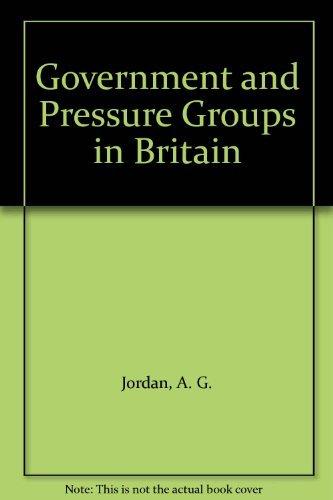 Book Government and Pressure Groups in Britain free