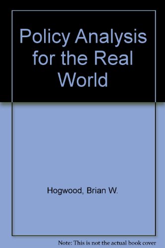 Book Policy Analysis for the Real World free