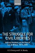 Book The Struggle for Civil Liberties: Political Freedom and the Rule of Law in Britain, 1914-1945 free