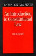 Book An Introduction to Constitutional Law (Clarendon Law Series) free