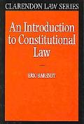 Book An Introduction To Constitutional Law (Clarendon Law Series) free
