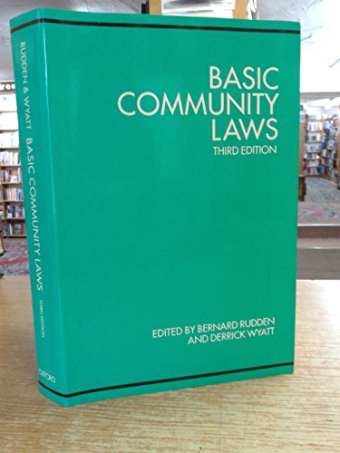 Book Basic Community Laws free