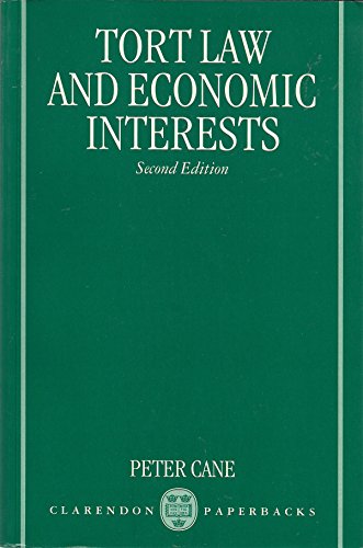 Book Tort Law and Economic Interests free