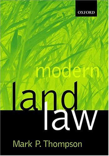 Book Modern Land Law free