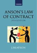 Book Anson's Law of Contract free