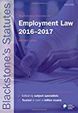 Book Blackstone's Statutes on Employment Law 2016-2017 free