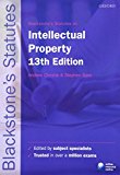 Book Blackstone's Statutes On Intellectual Property (blackstone's Statute Series) free