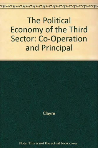 Book The Political Economy of the Third Sector: Co-Operation and Principal free