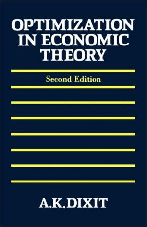 Book Optimization in Economic Theory free