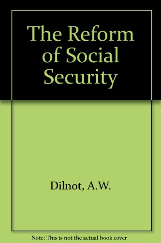 Book The Reform Of Social Security free