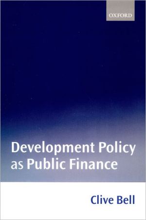 Book Development Policy As Public Finance free