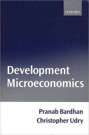 Book Development Microeconomics free