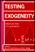 Book Testing Exogeneity (Advanced Texts in Econometrics) free