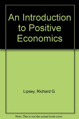 Book An Introduction to Positive Economics free