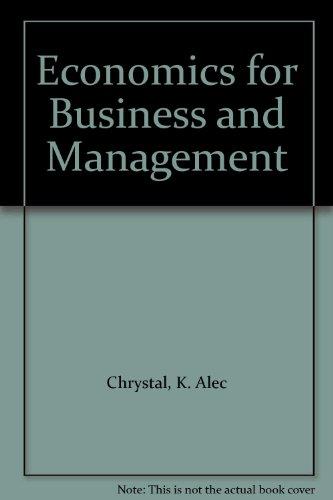 Book Economics for Business and Management free