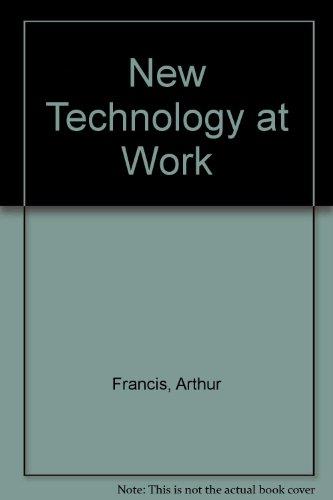 Book New Technology at Work free