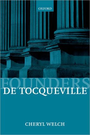Book De Tocqueville (Founders of Modern Political and Social Thought) free