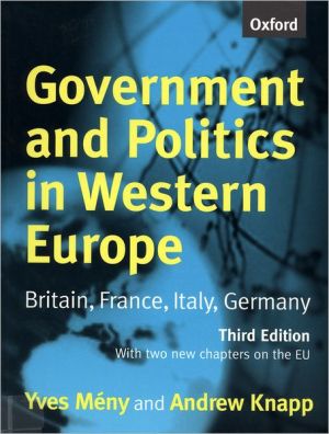 Book Government And Politics In Western Europe: Britain, France, Italy, Germany (Comparative European Politics) free