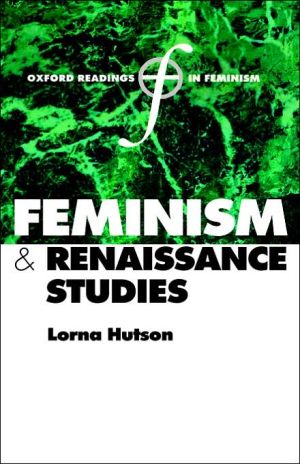 Book Feminism and Renaissance Studies (Oxford Readings in Feminism) free